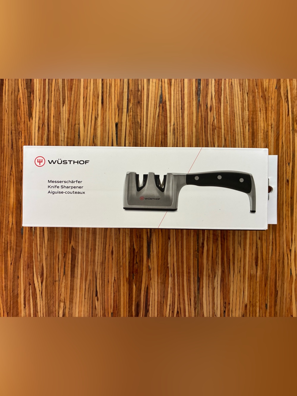 WÜSTHOF Knife Sharpener - Black/Silver